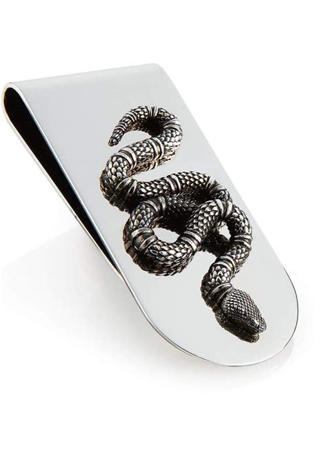 gucci credit card money clip|gucci money clip snake.